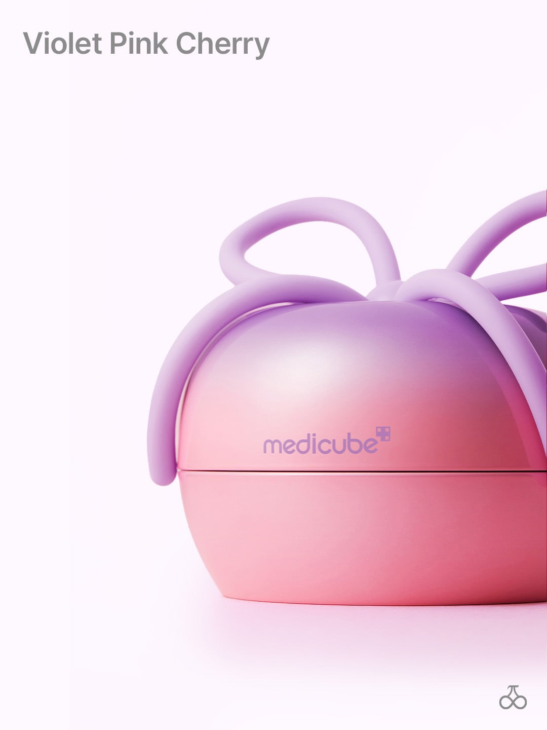 Medicube x FOREVER:CHERRY - Ribbon Cherry Glass Hair Brush