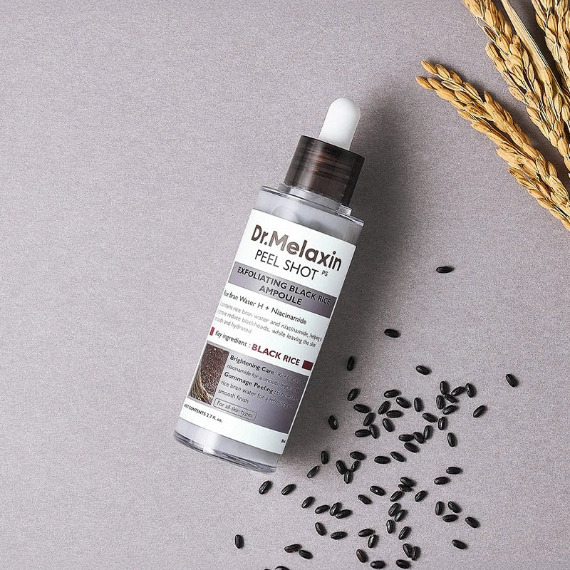 Dr. Melaxin - Peel Shot Exfoliating Black Rice Ampoule / Sérum exfoliante de arroz negro