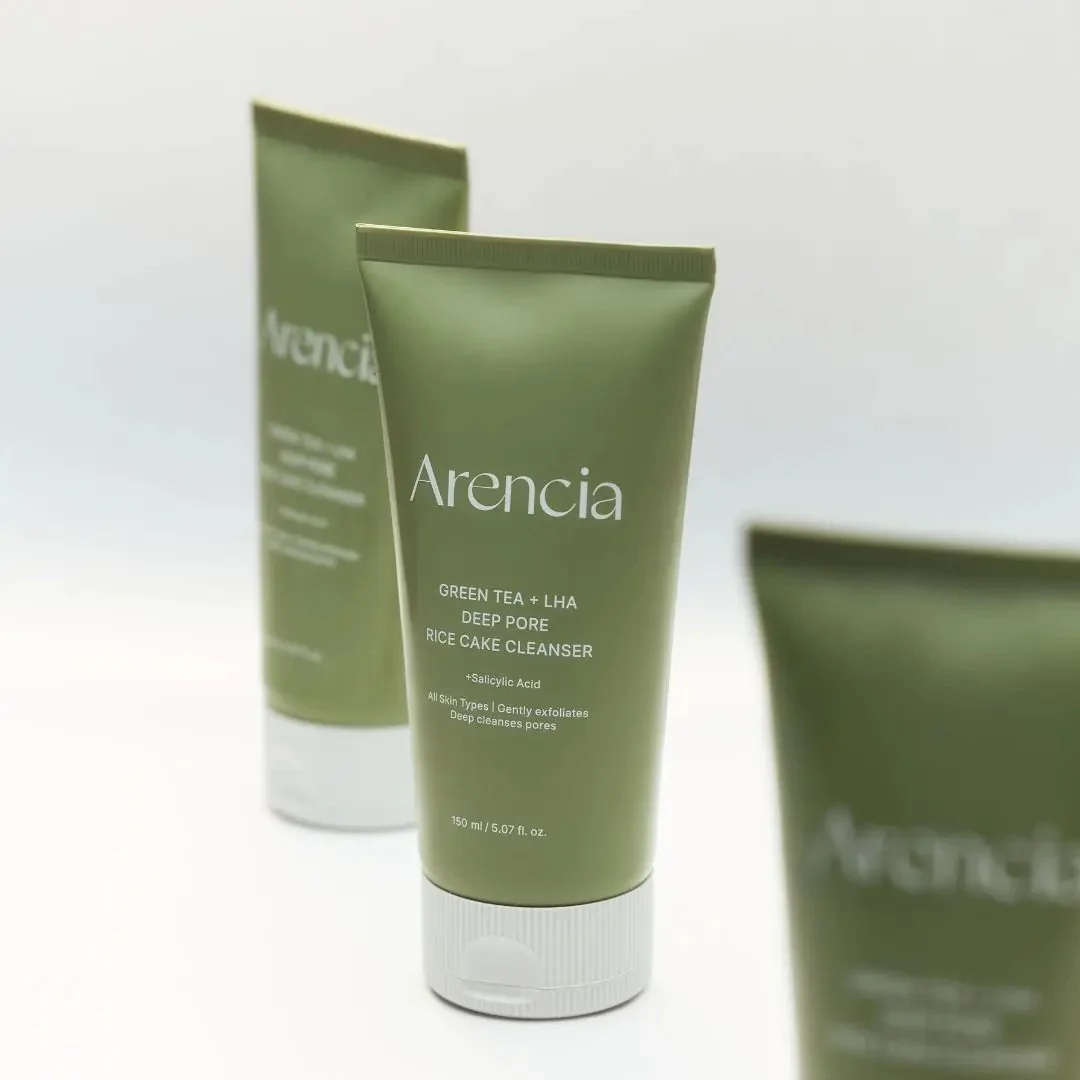 Arencia - Green Tea + LHA Deep Pore Rice Cake Cleanser