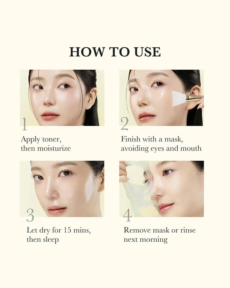 MEDICUBE - Kojic Acid Turmeric Night Wrapping Mask
