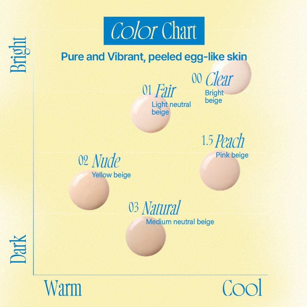 Fwee - Cushion Egg-Fit Cover 13g - 5 colors