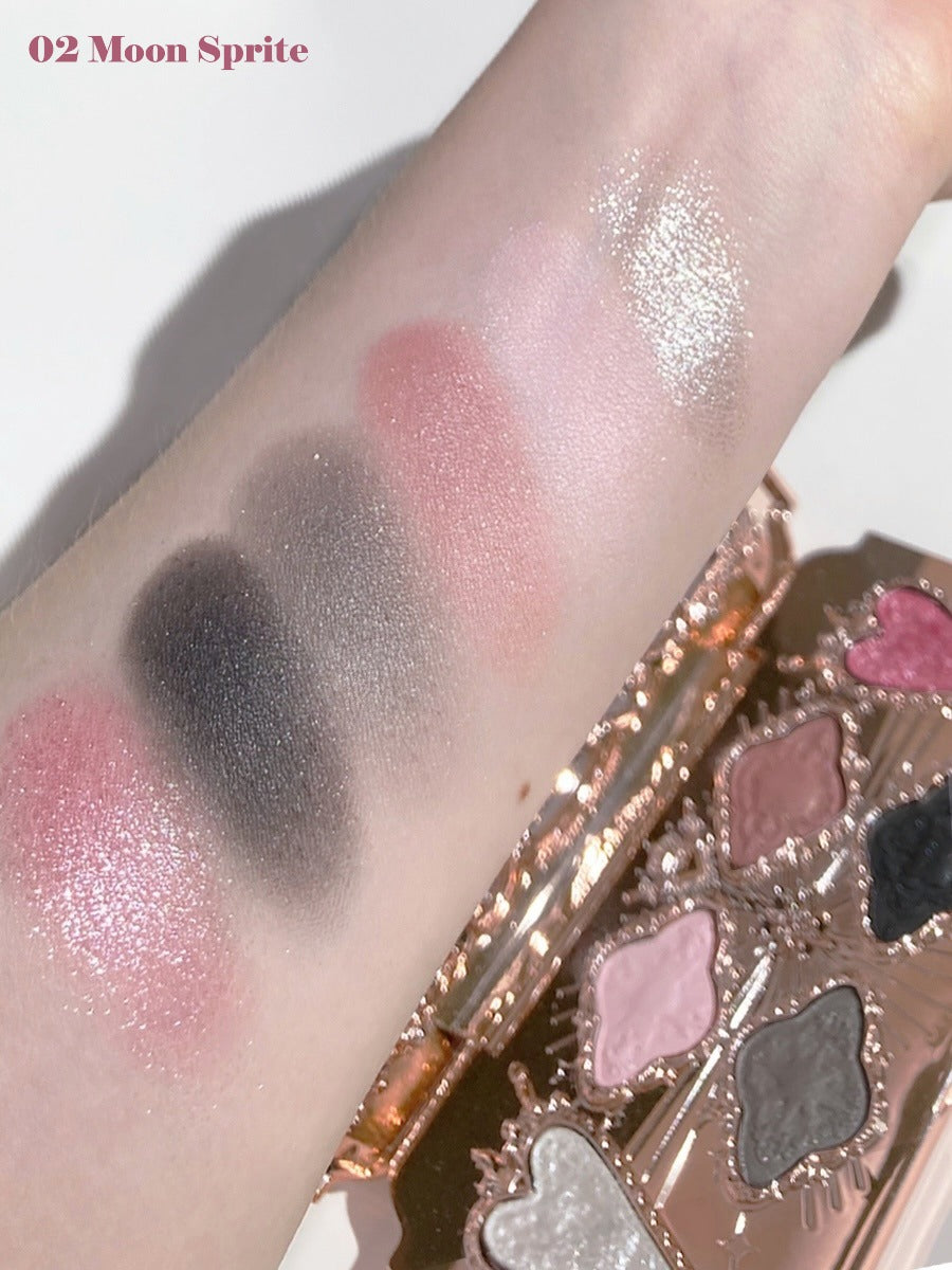 Flowerknows - Knight Unicorn 6-Color Satin Makeup Palette