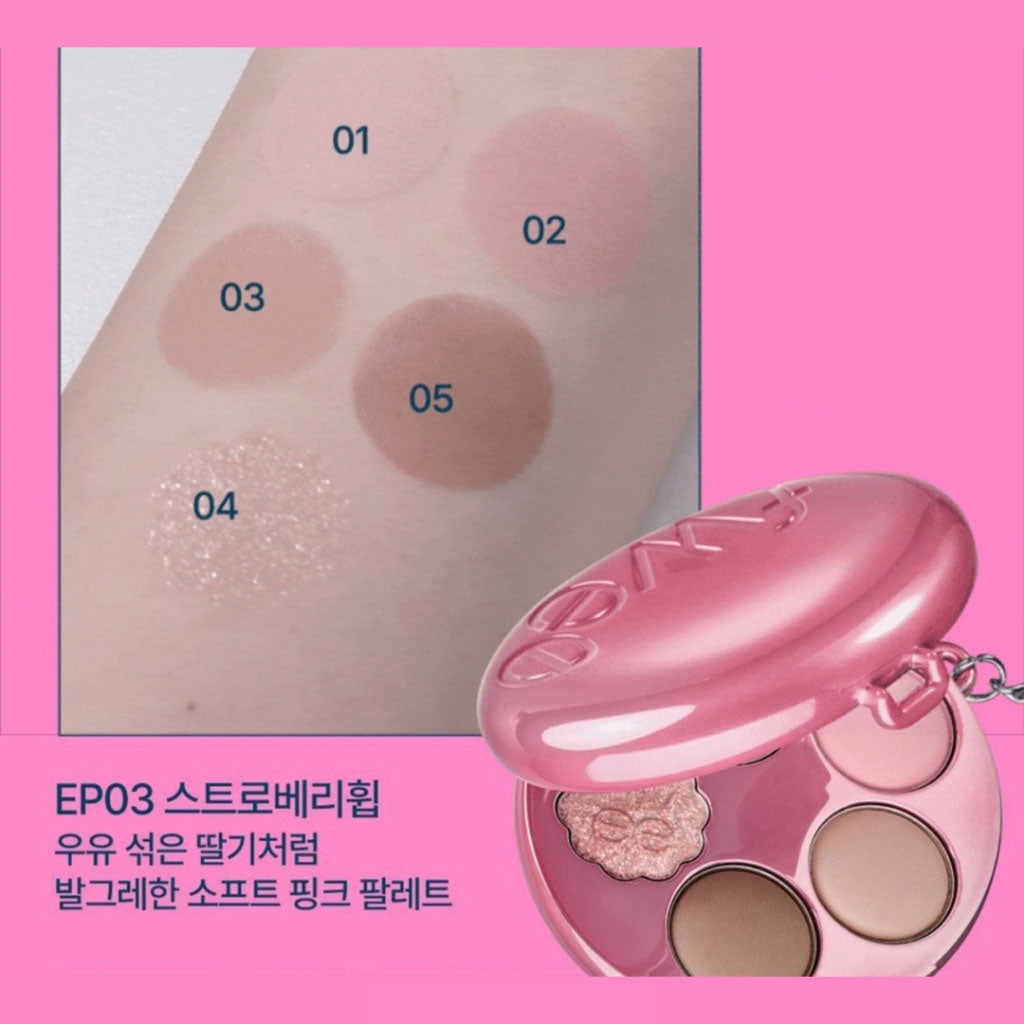 Fwee - Pocket Cheek Palette - EP01 Candy Floss [6.6g]