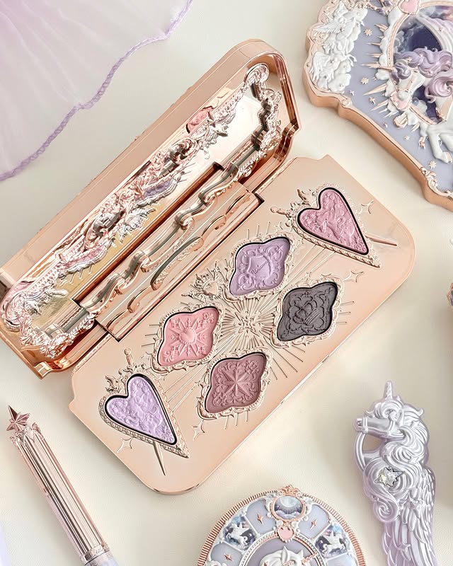 Flowerknows - Knight Unicorn 6-Color Satin Makeup Palette