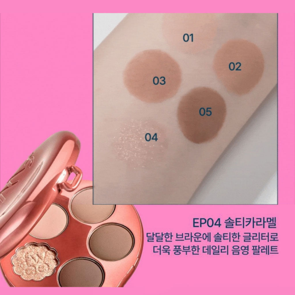 Fwee - Pocket Cheek Palette - EP01 Candy Floss [6.6g]