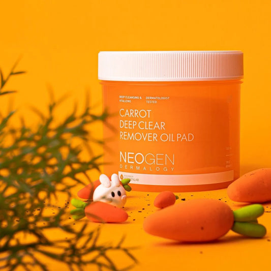 NEOGEN - Dermalogy Carrot Deep Clear Remover Oil Pad / Pads desmaquillantes [SHUYA & TOYA Edition]
