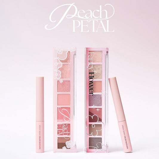 Peripera - All Take Mood Palette - 08 Burgundy, But With Peach Flower 1s