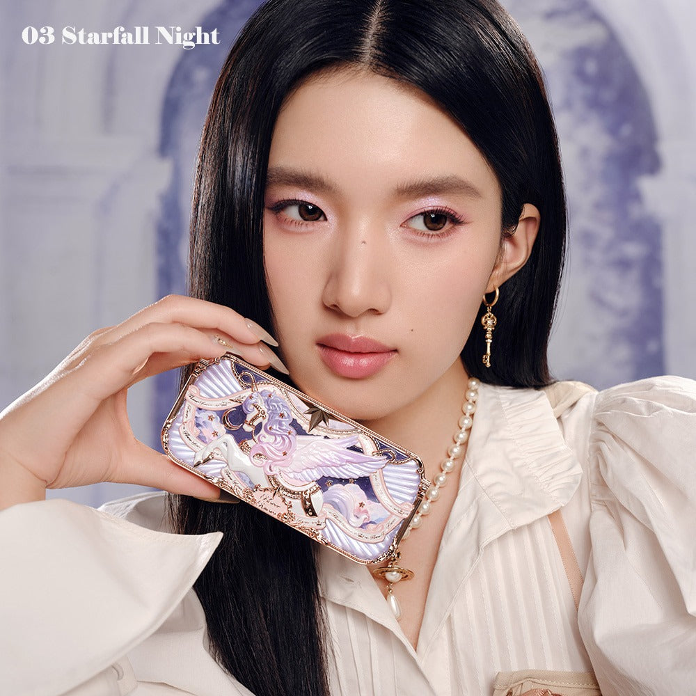 Flowerknows - Knight Unicorn 6-Color Satin Makeup Palette