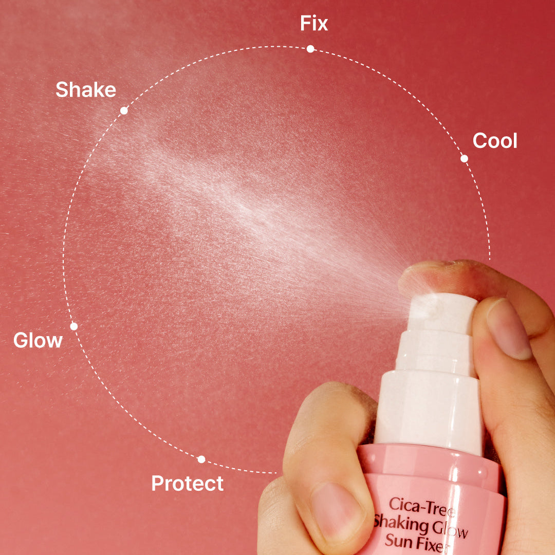 Tage - Cica-Tree Shaking Glow Sun SPF50 / Fijador de Maquillaje con SPF50