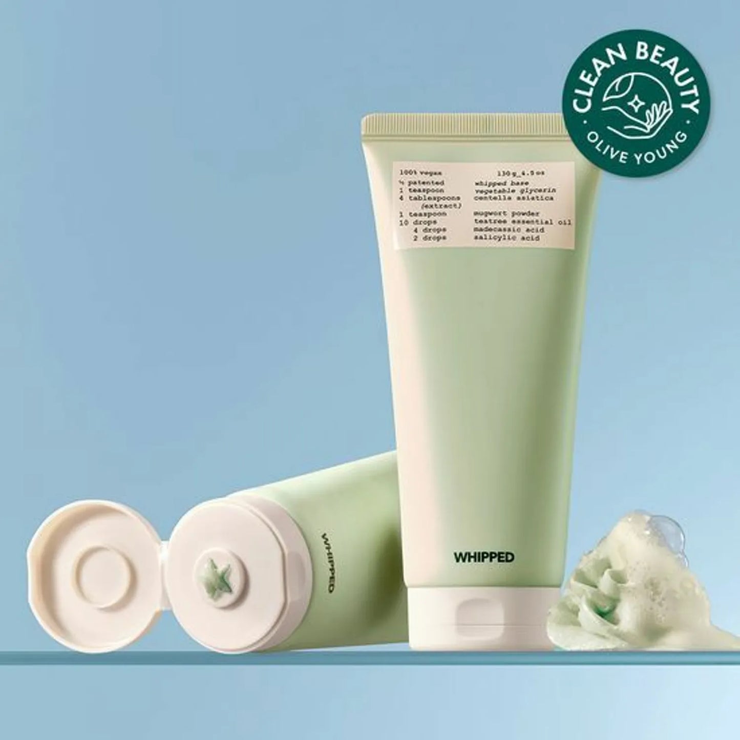 WHIPPED - Vegan Pack Cleanser Jumbo [130g]