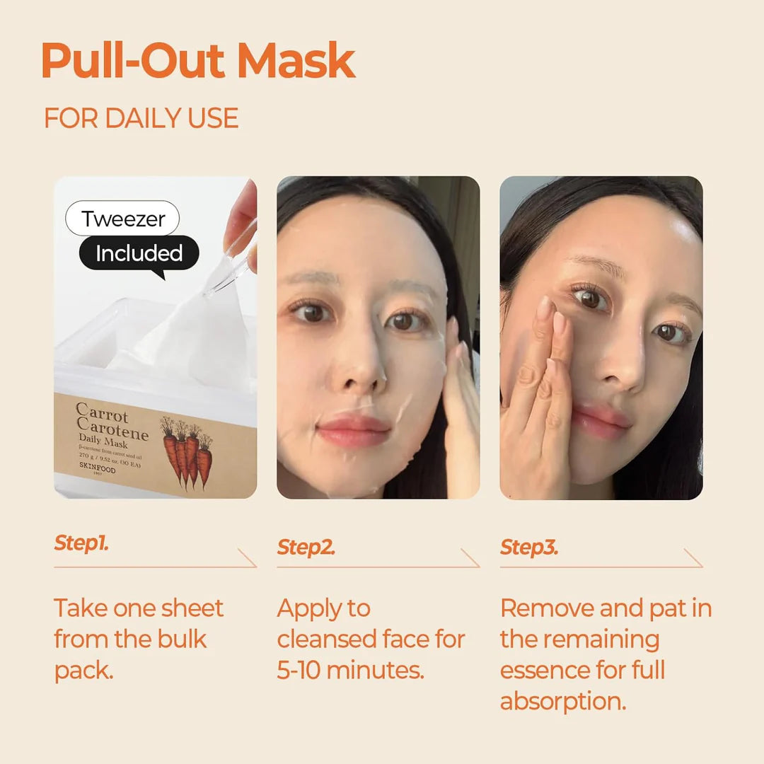 SKINFOOD - Carrot Carotene Daily Mask