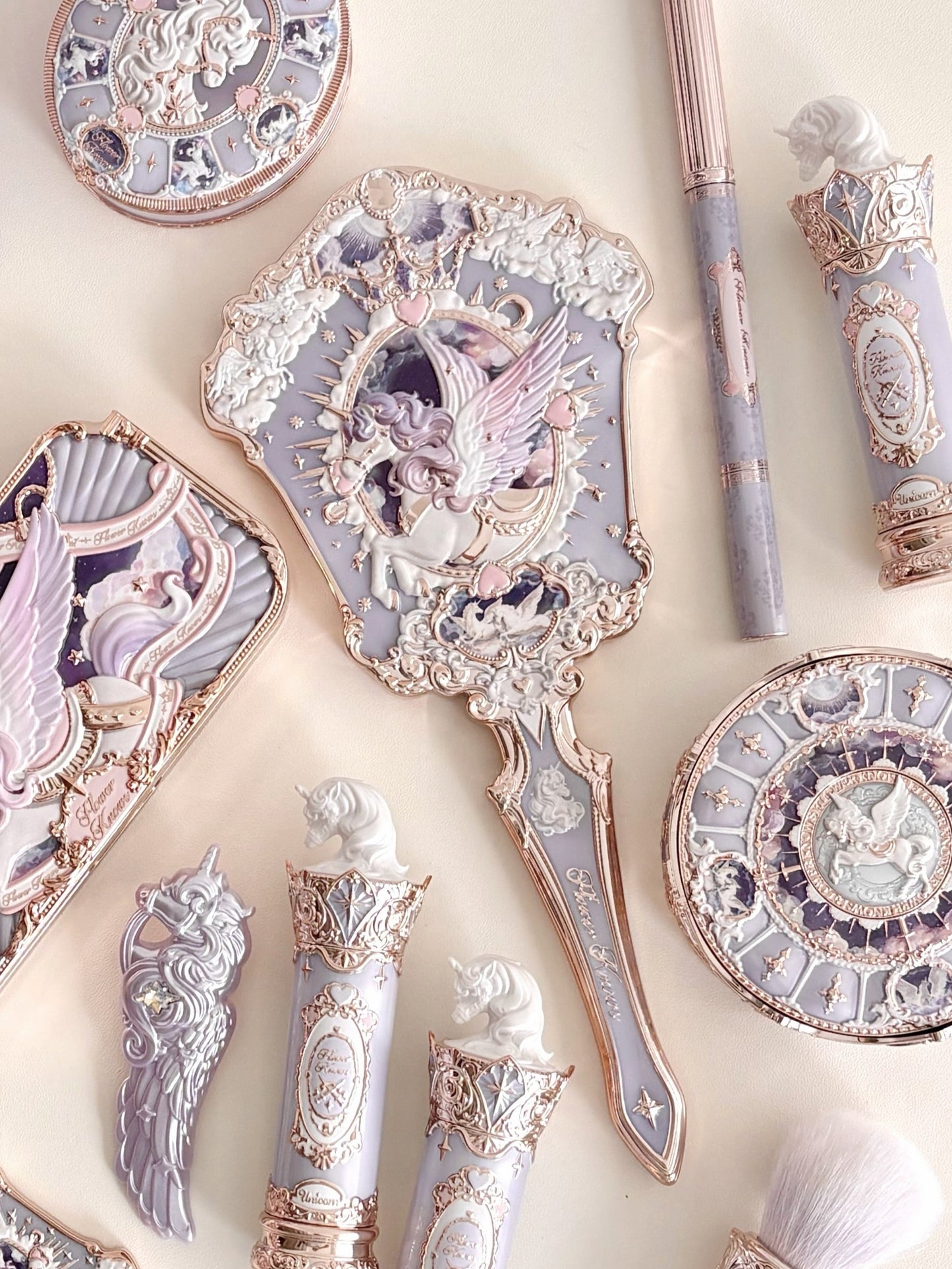 FlowerKnows - Knight Unicorn Hand Mirror