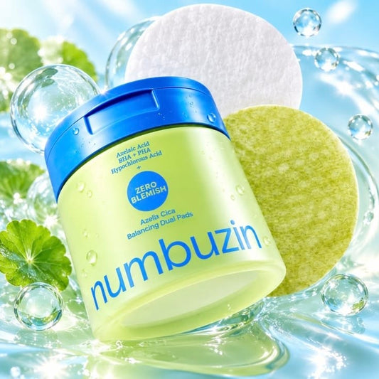 Numbuzin - Zero Blemish Azela Cica Balancing Dual Pads