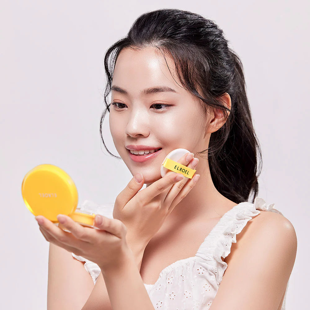 ELROEL - Pang pang Yellow Big Sun Cushion