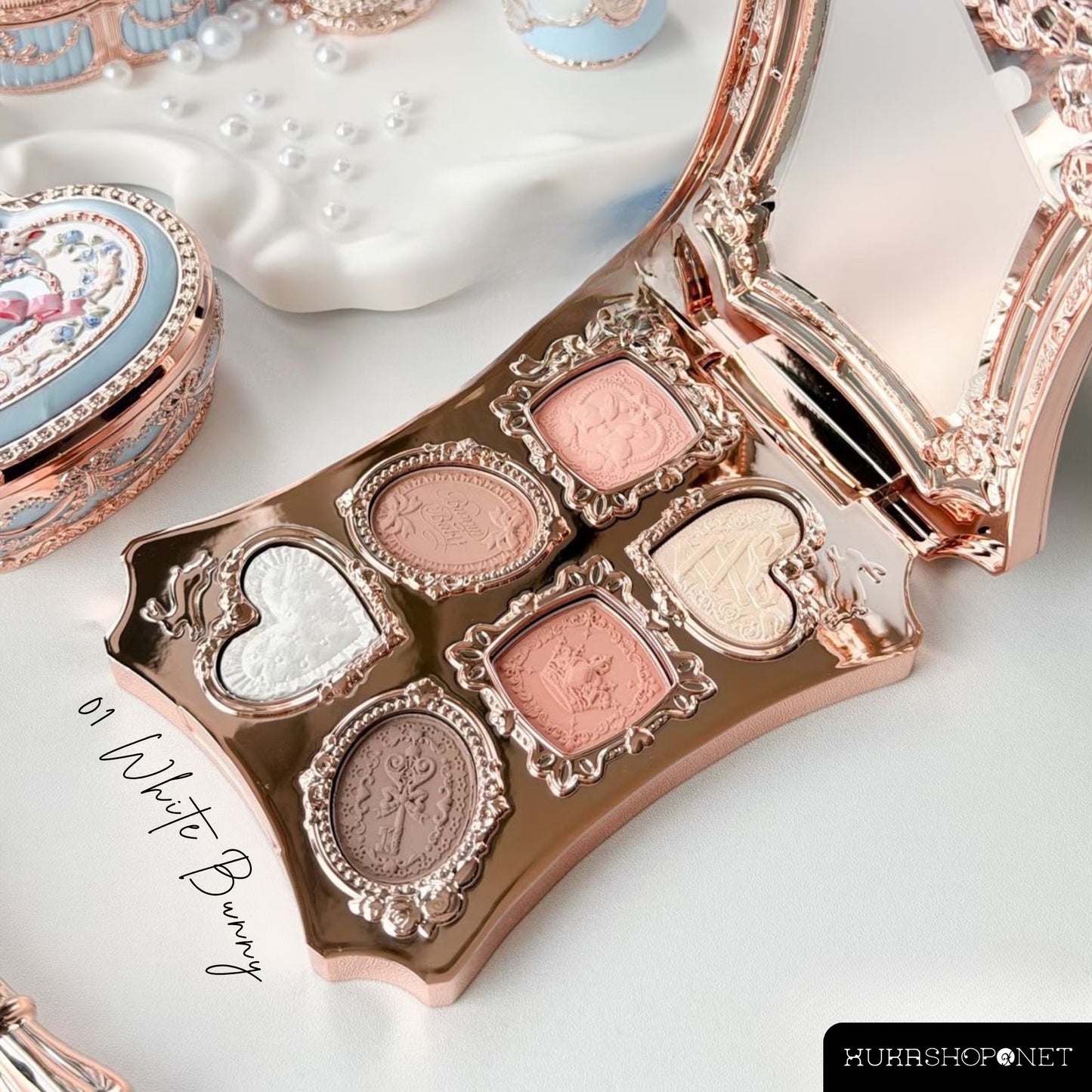 FlowerKnows - Bunny Garden 6-Color Makeup Palette