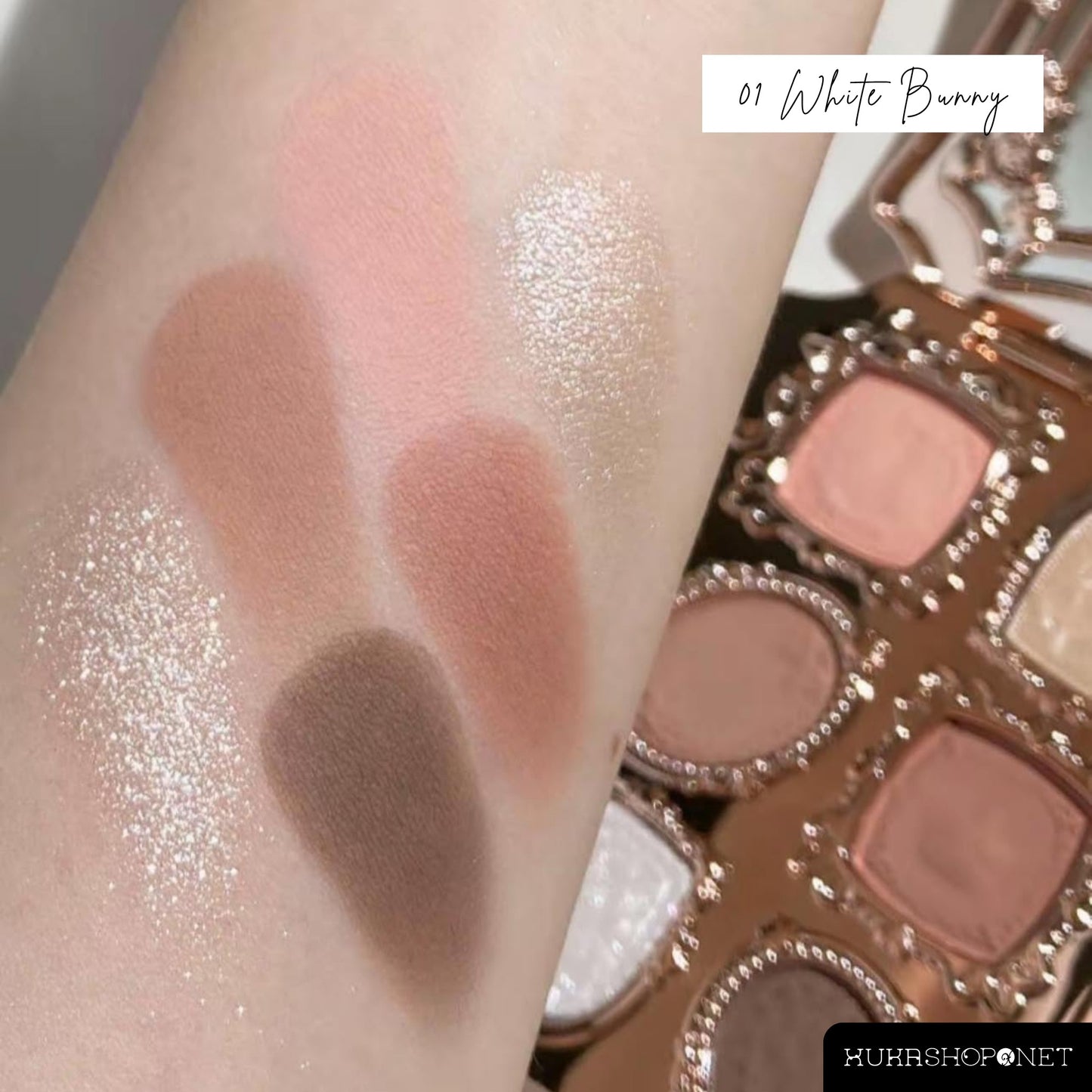 FlowerKnows - Bunny Garden 6-Color Makeup Palette