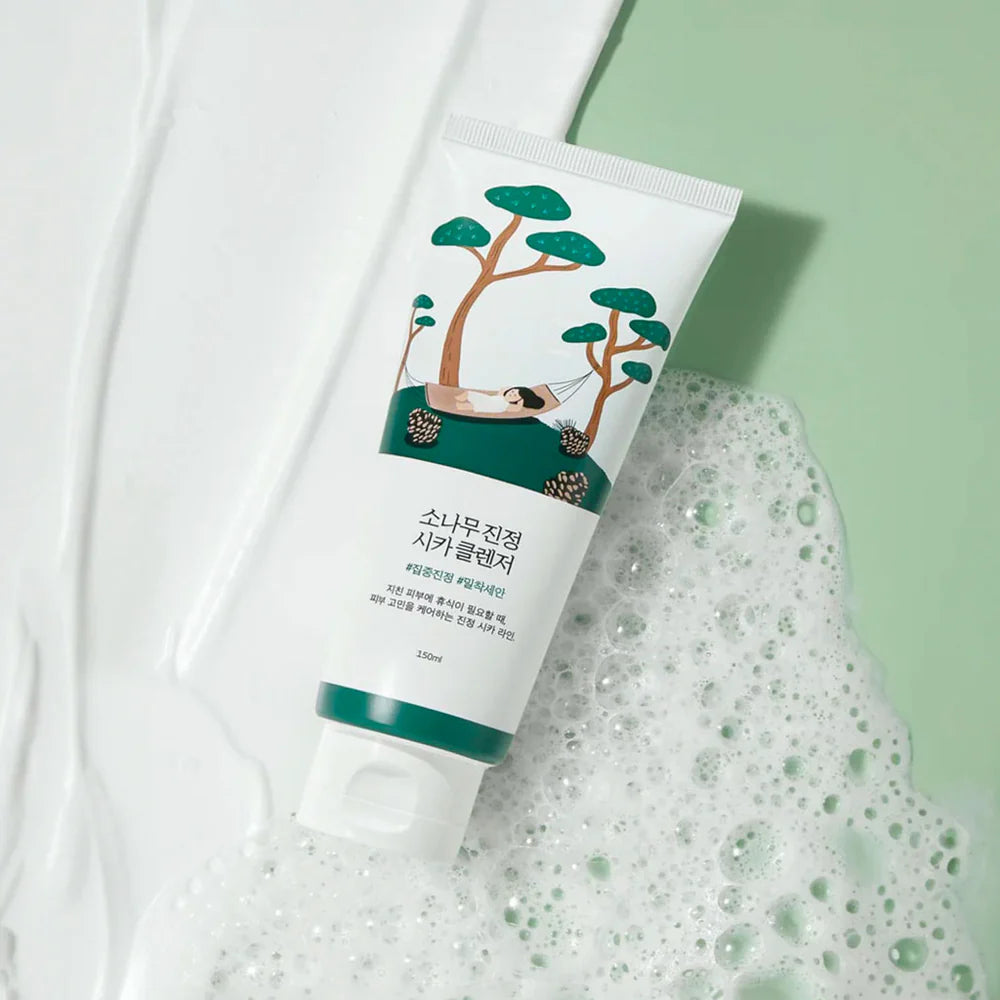 ROUND LAB - Pine Calming Cica Cleanser / Set de limpiadores