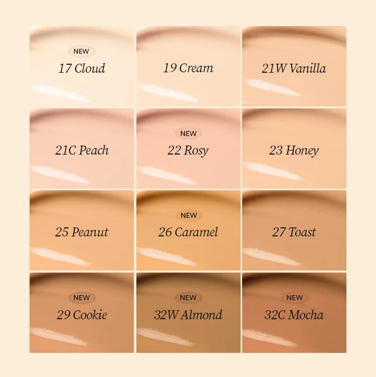 TOCOBO - Apple Dewy Fit Cushion + Refill Set SPF50+/PA++++