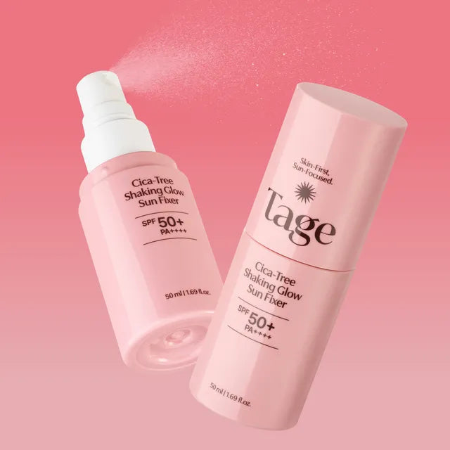Tage - Cica-Tree Shaking Glow Sun SPF50 / Fijador de Maquillaje con SPF50