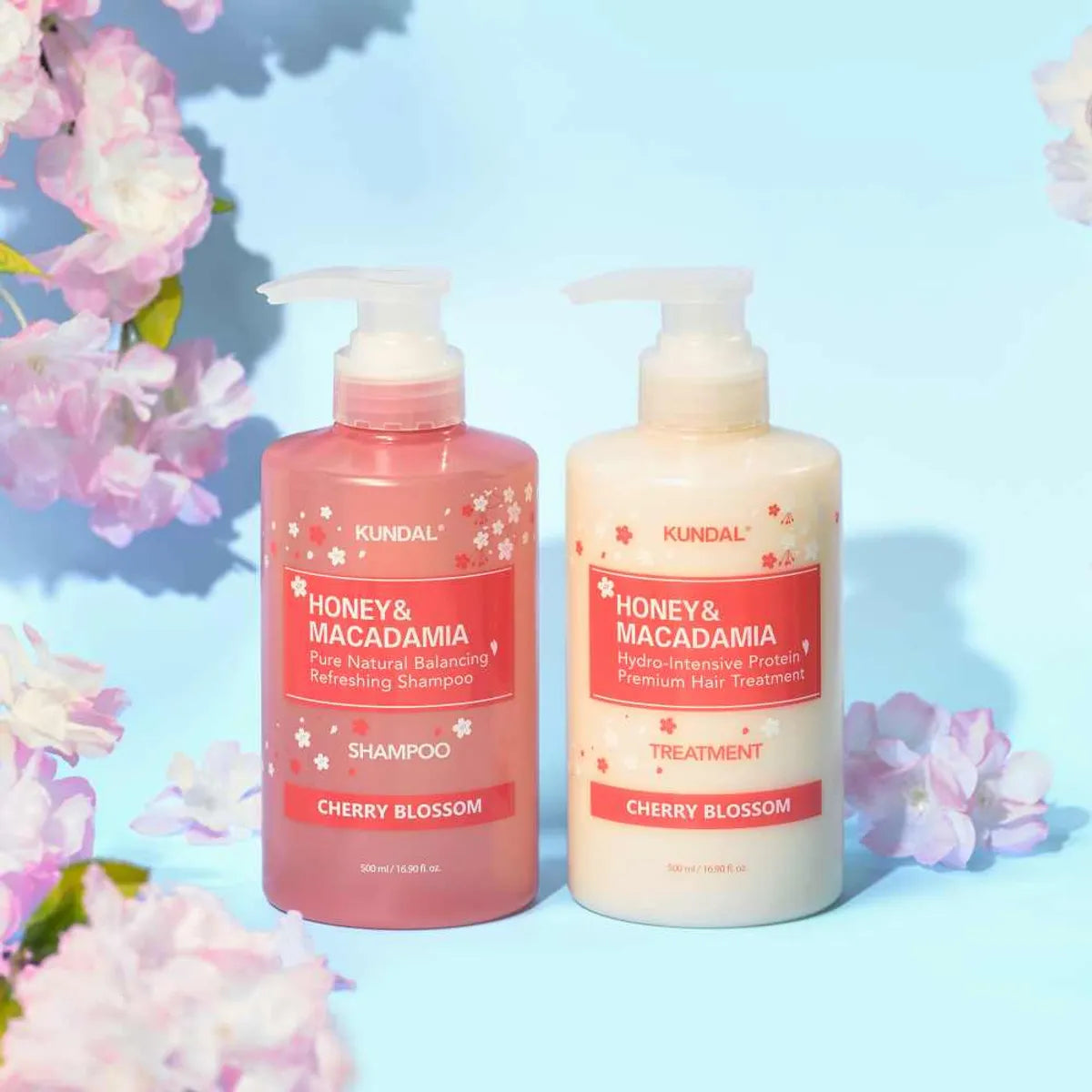 KUNDAL - Set de Shampoo + Acondicionador Cherry Blossom