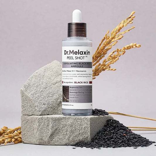 Dr. Melaxin - Peel Shot Exfoliating Black Rice Ampoule / Sérum exfoliante de arroz negro