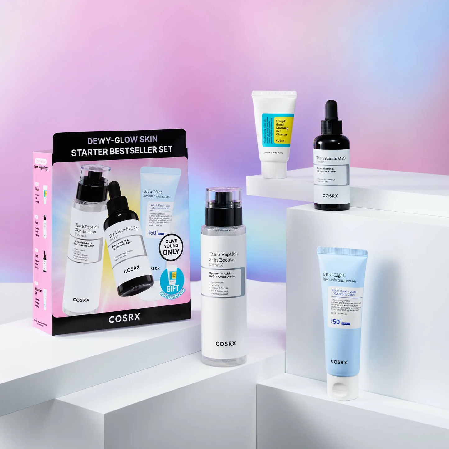 COSRX Dewy-Glow Skin Starter Bestseller Set