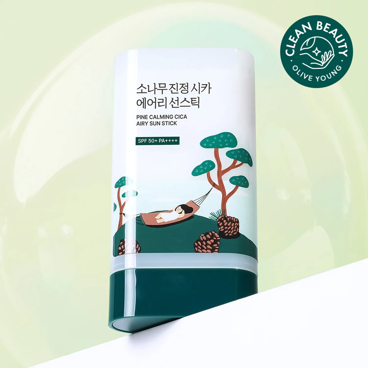 Round Lab - Pine Calming Cica Airy Sun Stick SPF50+ PA++++