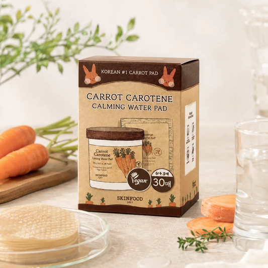 SKINFOOD - Carrot Carotene Calming Water Pads + Refill