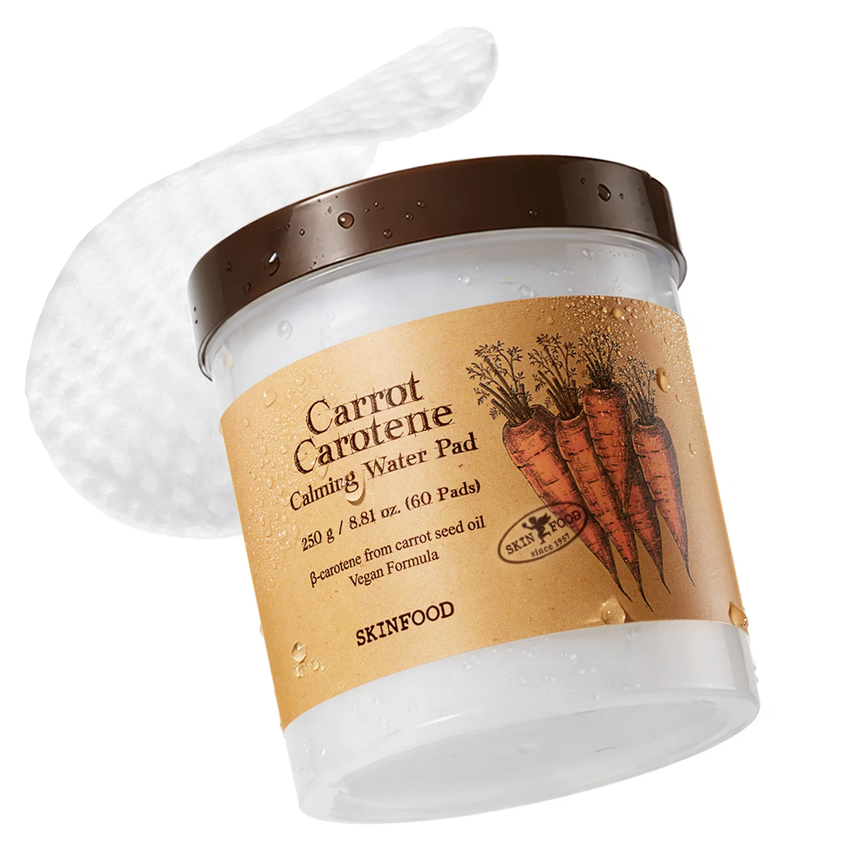 SKINFOOD - Carrot Carotene Calming Water Pads + Refill