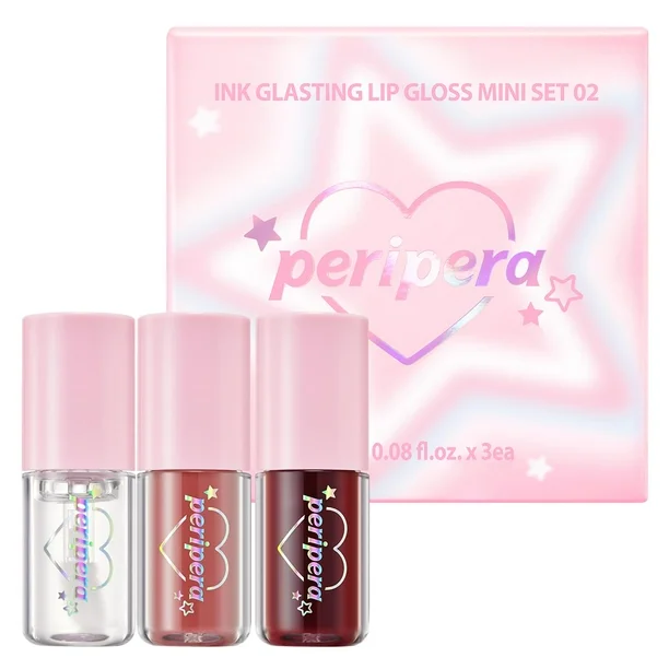 peripera -  ink glasting lip gloss mini set 02