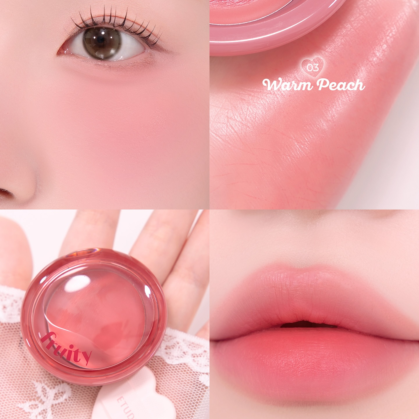 ETUDE - Fruity Lip & Cheek Blur Balm