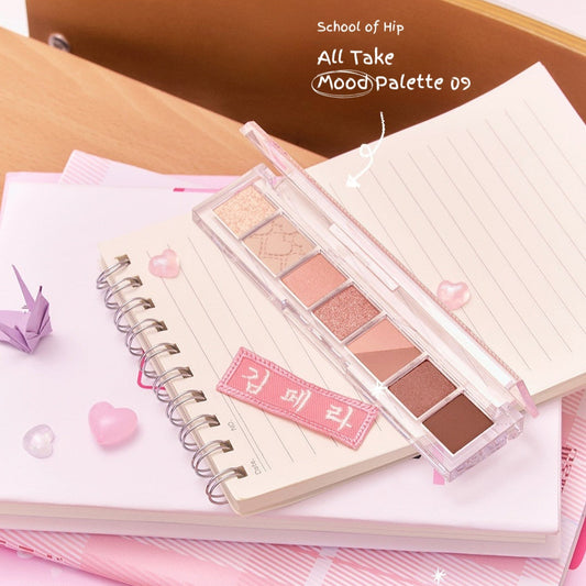 Peripera - All Take Mood Palette - 09 Oh My, Handful Peach