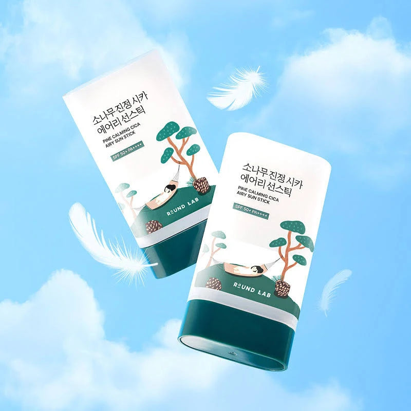Round Lab - Pine Calming Cica Airy Sun Stick SPF50+ PA++++